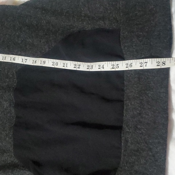 ZARA Gray Color Block Pocket Sweatshirt Top Size M - Picture 10 of 10